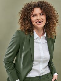 Damen Blazer Olivgrün